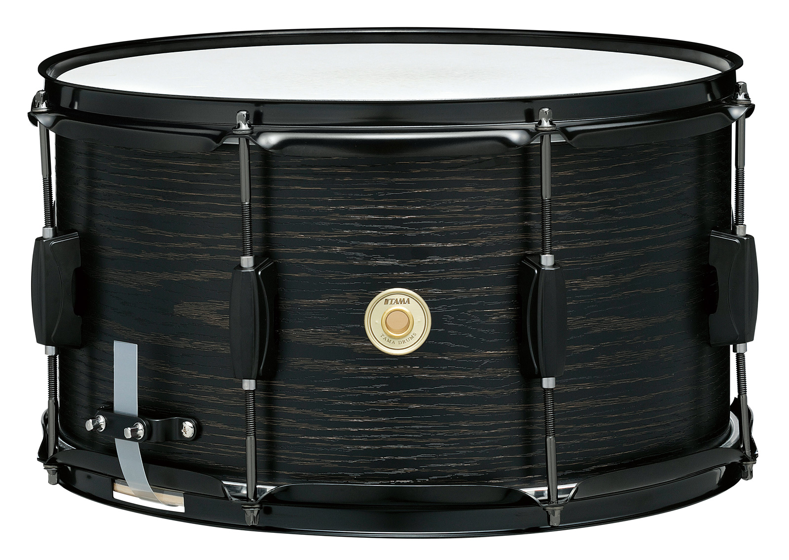 TAMA WP148BK-BOW WOODWORKS SERIES SNARE DRUM 8"14"  , ,  Black Oak Wrap