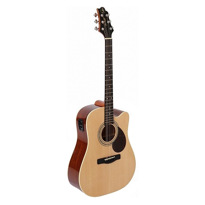 GregBennett D2CE - Эл.акуст.гит., dreadnought cutaway, Ель, актив EQ, ключ.(Индонезия)