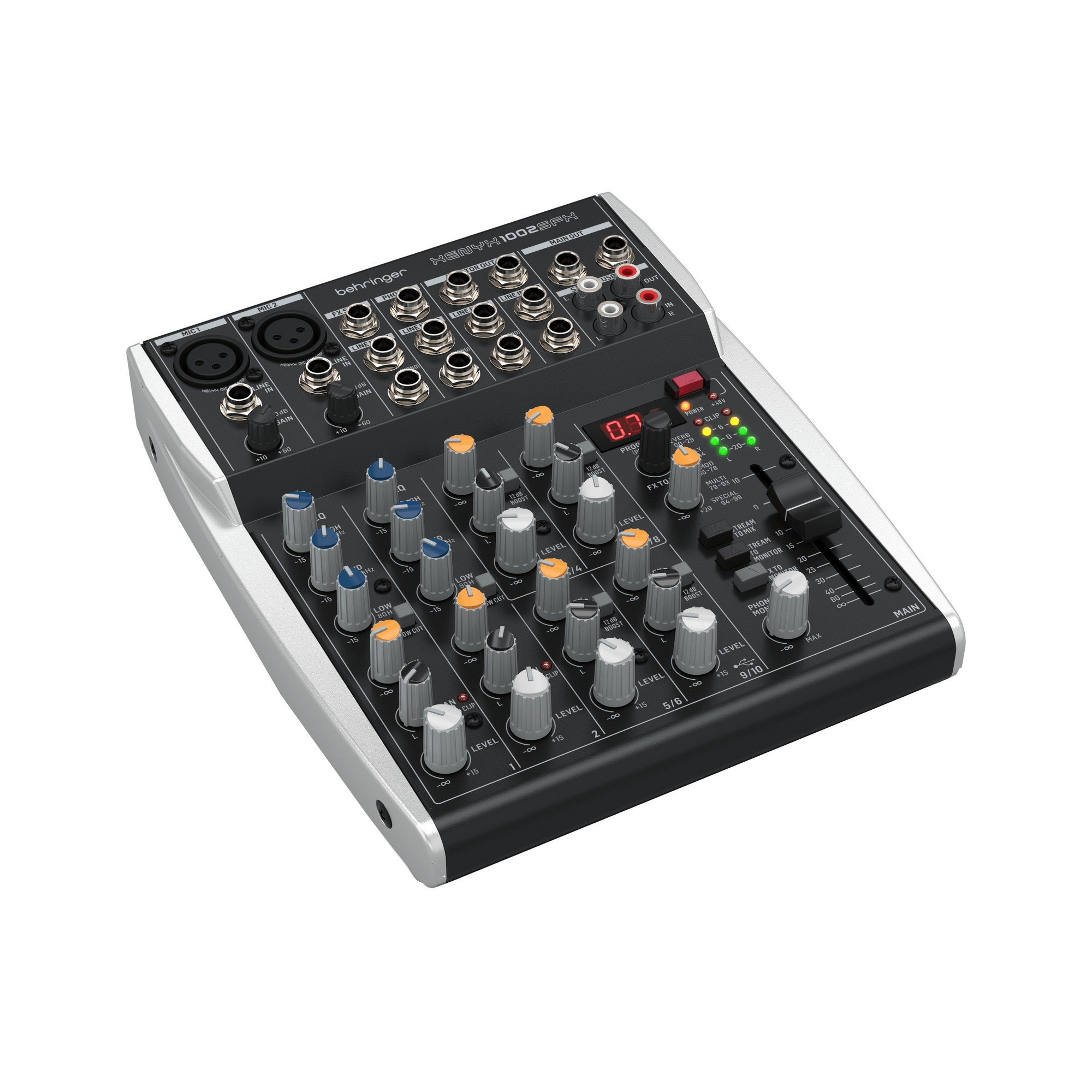 BEHRINGER XENYX 1002SFX -   -, 10 , USB, DSP  Klark Teknik