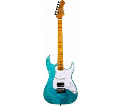 JET JS-450 OBL - ýëåêòðîãèòàðà, Stratocaster, êîðïóñ ëèïà/òîï êëåí, 22 ëàäà, HSS, tremolo, öâåò OBL