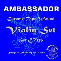PICATO 99126 Ambassador Violin CT126 Chrome tape wound 4/4 size 