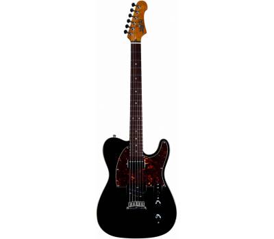 JET JT-350 BK R - ýëåêòðîãèòàðà, Telecaster, êîðïóñ ëèïà, 22 ëàäà, SH, öâåò ÷åðíûé