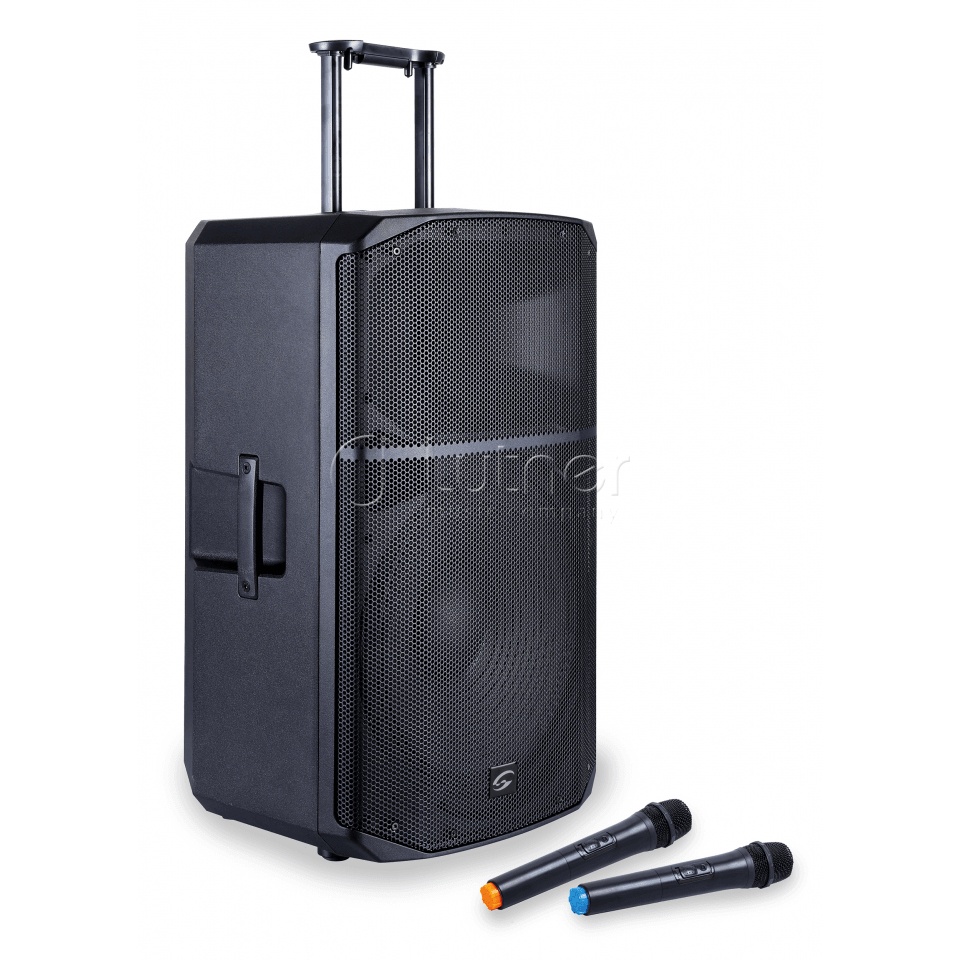 SoundSation Provibe-15AIR Àêóñòè÷åñêàÿ ñèñòåìà ïîðòàòèâíàÿ, 2 ìèêðîôîíà, 400Âò