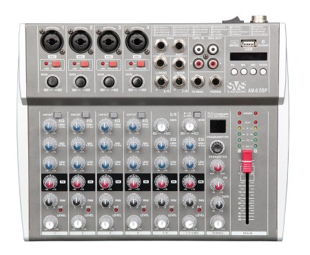 SVS Audiotechnik mixers AM-8 DSP Ìèêøåðíûé ïóëüò àíàëîãîâûé, 8-êàíàëüíûé