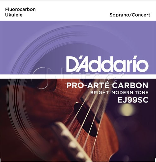 D'Addario EJ99SC Pro-Arte Carbon Комплект струн для укулеле сопрано/концертного