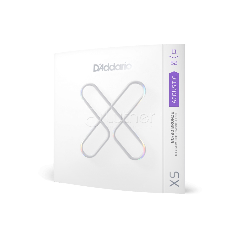 D'Addario XSABR1152 XS Êîìïëåêò ñòðóí äëÿ àêóñòè÷åñêîé ãèòàðû, áðîíçà 80/20, 11-52