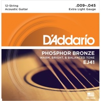 D'Addario EJ41 -   12- , /, Extra Light 9-45