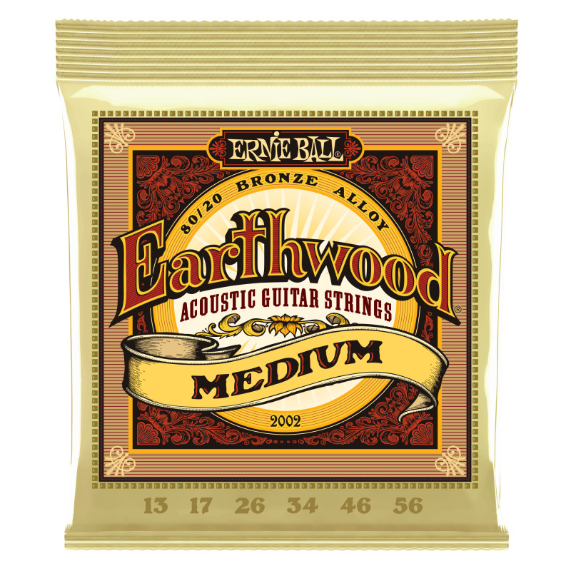 ERNIE BALL 2002 Earthwood 80/20 Bronze Medium 13-56 - Ñòðóíû äëÿ àêóñòè÷åñêîé ãèòàðû