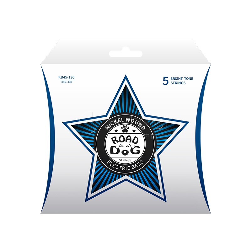 Road Dog KB45-130 Êîìïëåêò ñòðóí äëÿ 5-ñòðóííîé áàñ-ãèòàðû, íèêåëèðîâàííûå, 45-130