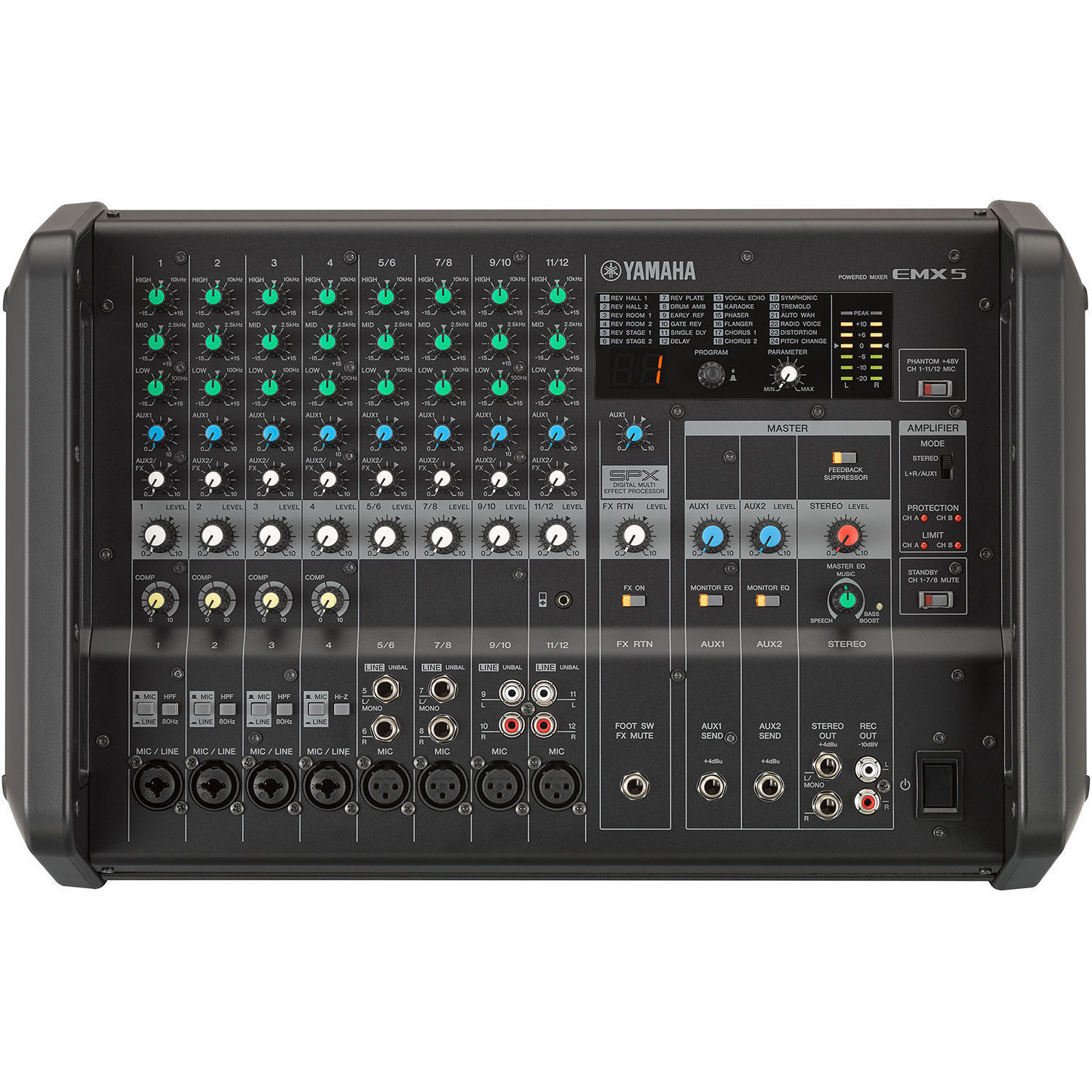 Yamaha EMX5 -   , 2  630/ 4, 2 x 460 / 8 , 12 , DSP.