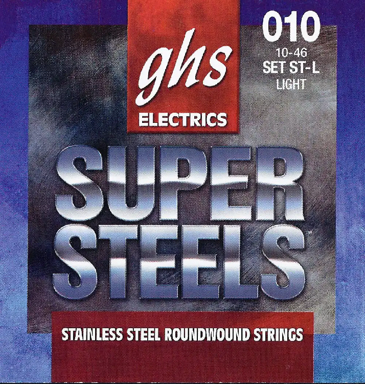 GHS STRINGS ST-L SUPER STEEL    , , 10-46