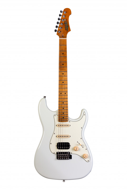 JET JS-400 OW - ýëåêòðîãèòàðà, Stratocaster, êîðïóñ ëèïà, 22 ëàäà, HSS, tremolo, öâåò WH