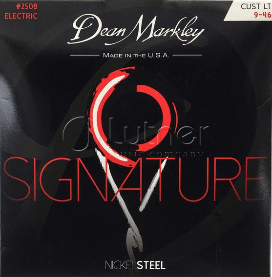 Dean Markley DM2508 Signature Cust LT Êîìïëåêò ñòðóí äëÿ ýëåêòðîãèòàðû, íèêåëèðîâàííûå, 9-46