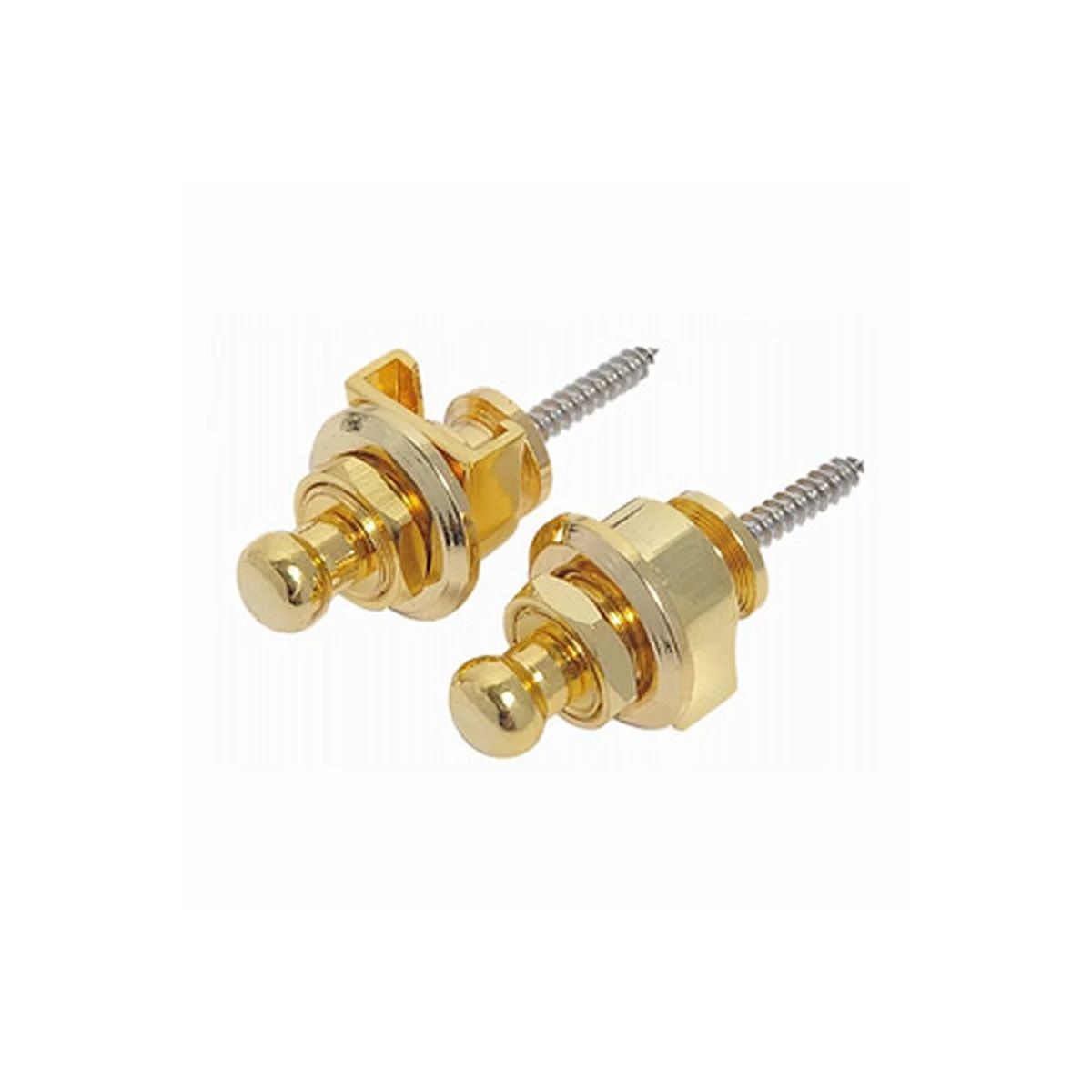 FZONE LK-01G êðåïëåíèå äëÿ ãèòàðíîãî ðåìíÿ Strap Lock (ïàðà), öâåò: çîëîòîé