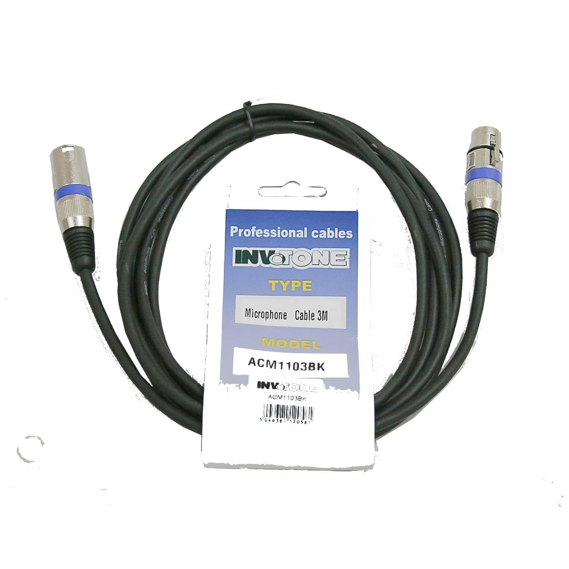 Invotone ACM1103BK -  ,  XLR <-> XLR  3  ()