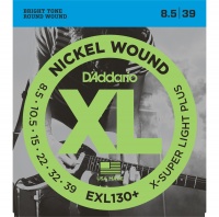 D'Addario EXL130 + - струны для эл .гит., Extra Super Light+, никель, 8,5-39