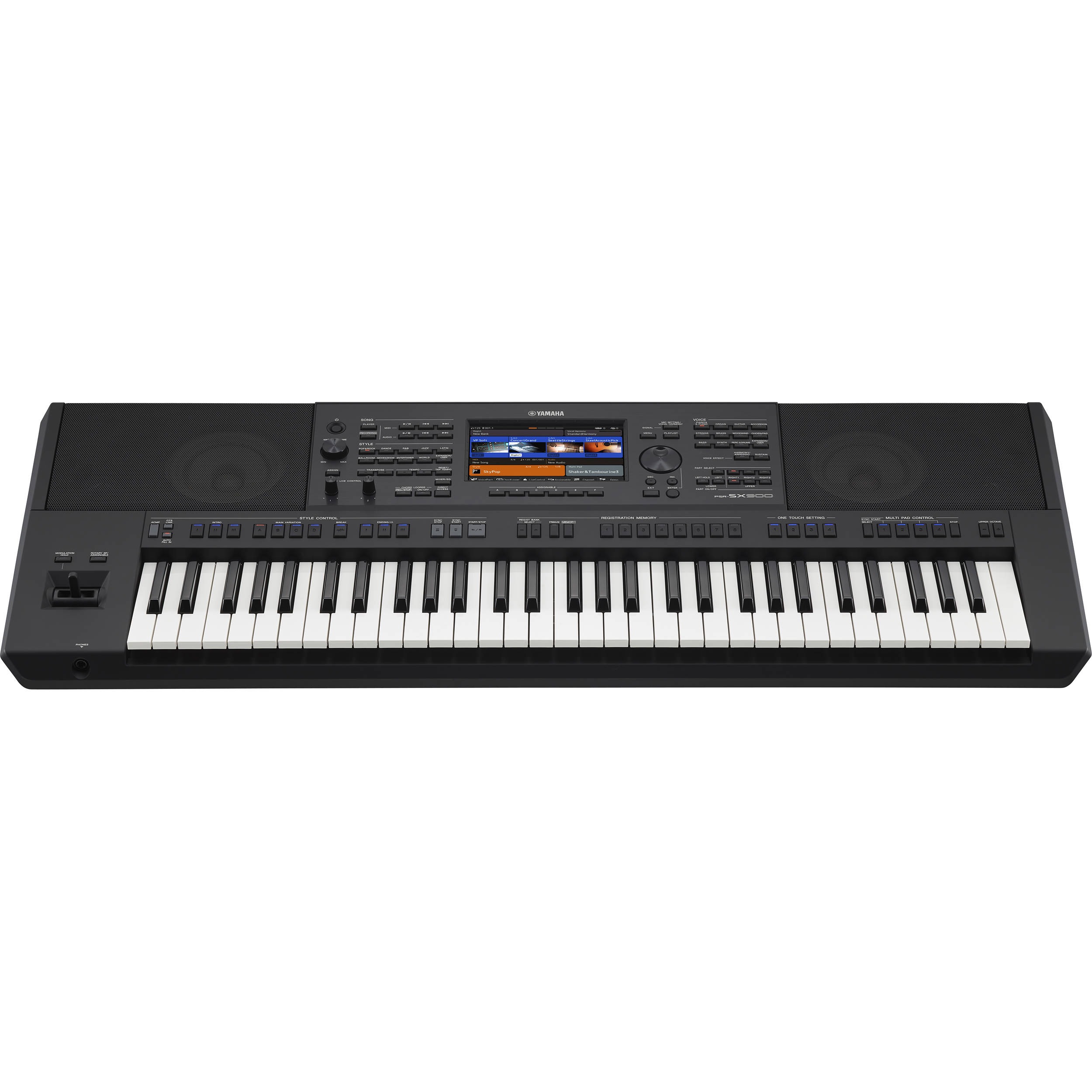 Yamaha PSR-SX900 - Рабочая станция, 61 клавиша, 1393 тембра, 525 стилей
