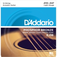 D'Addario EJ38 -   12- , -, Light 10-47