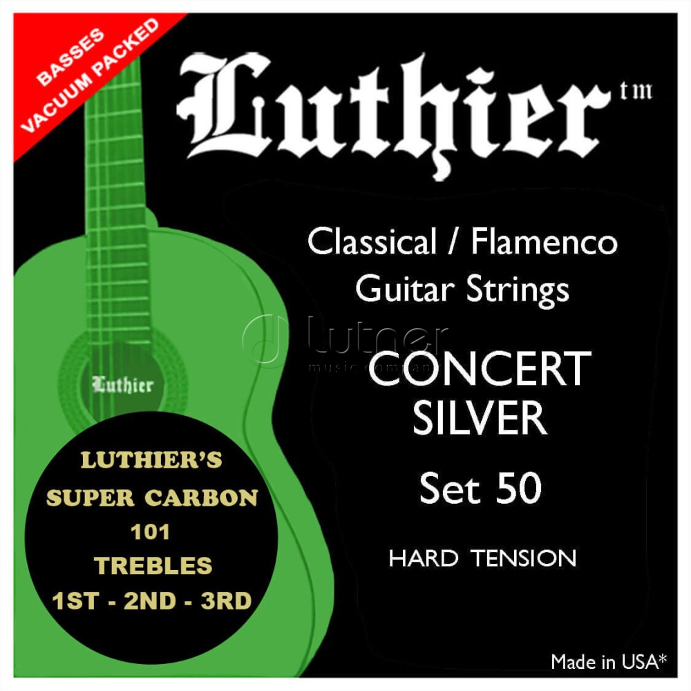 Luthier LU-50SC Êîìïëåêò ñòðóí äëÿ êëàññè÷åñêîé ãèòàðû, ñèëüíîå íàòÿæåíèå, êàðáîí