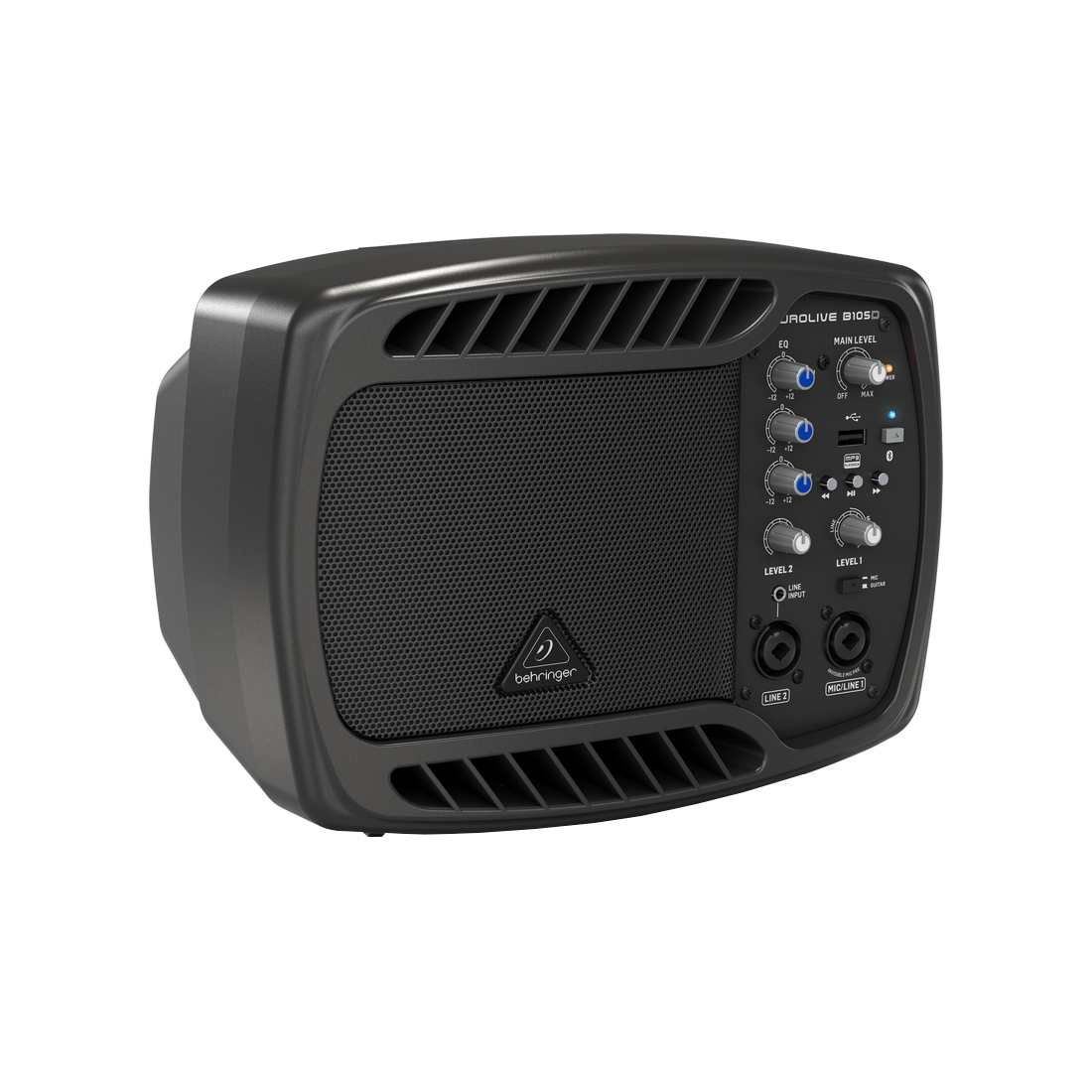 BEHRINGER B105D - активная акустическая система, 5", 50 Вт, MP3, Bluetooth, 3-канал.микшер