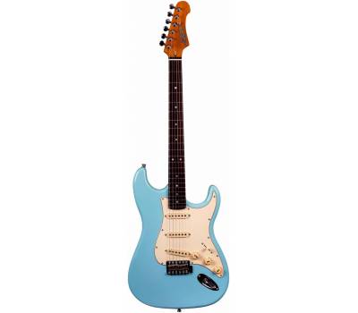 JET JS-300 BL R - электрогитара, Stratocaster, корпус липа, 22 лада,SSS, tremolo, цвет Sonic blue