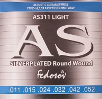 Fedosov AS311 11-52 Silverplated Round Wound     , / 