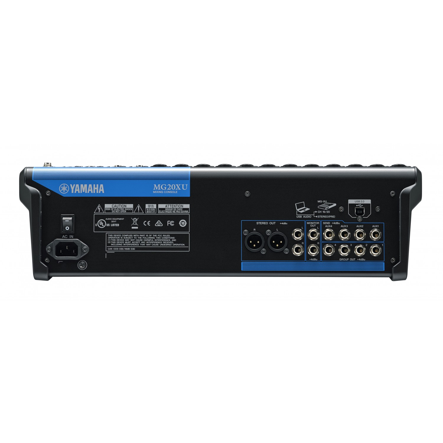 Yamaha MG20XU -  , 16 ./20 . .(12 +4 .), 4 .+1 ., 4 AUX