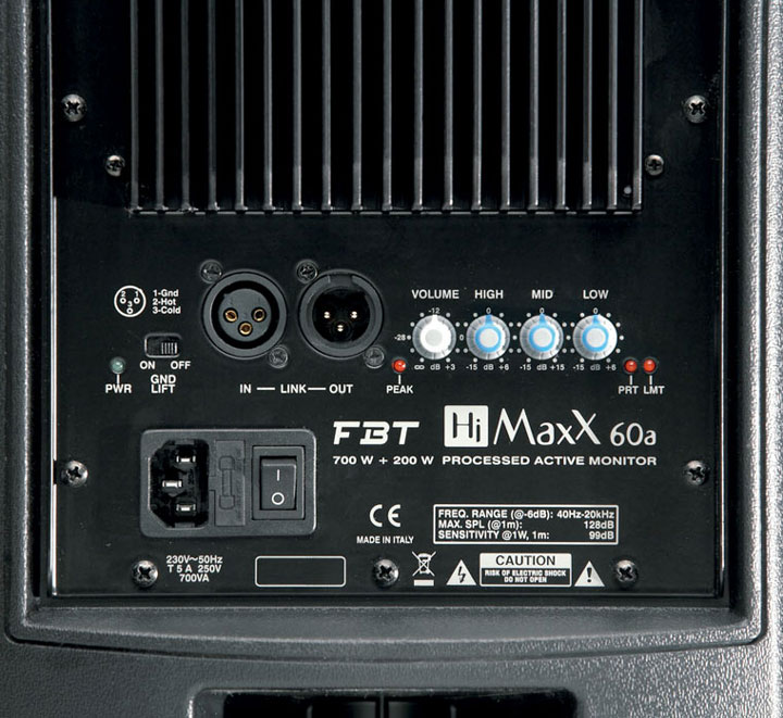 FBT HiMaxX 60A - 2- .  . , 15"1.4", 700+200 , 129/135  SPL