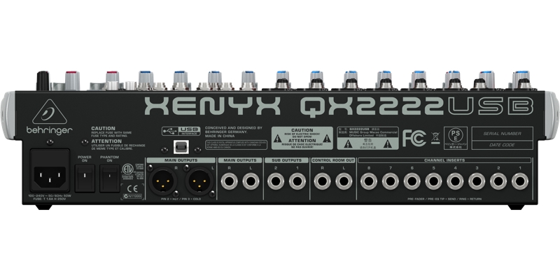 Behringer QX2222USB - , 16, 3-   DSP KLARK TEKNIK, USB 
