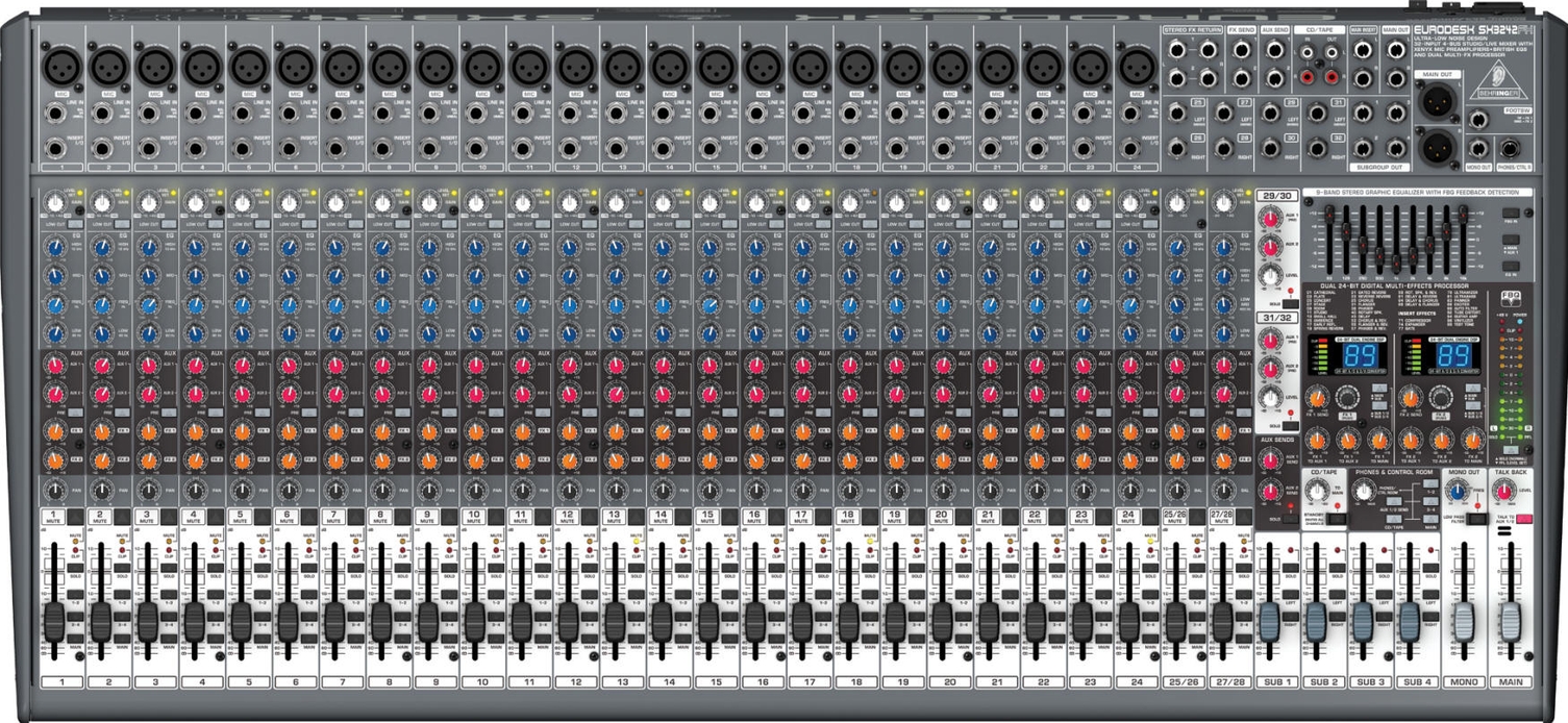 Behringer SX3242FX - ,24 , 2 .  2 ., 4 AUX-, 4 