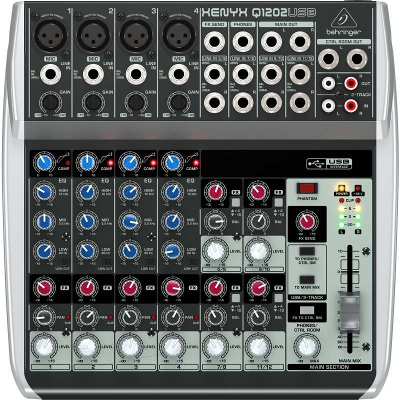Behringer Q1202USB - 4 , 4  , , ., USB