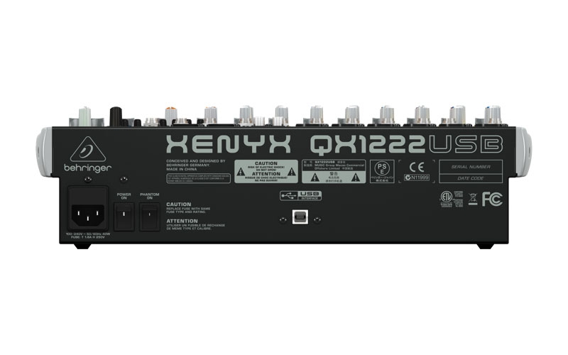 Behringer QX1222USB - , 16 , USB/ ,    , 7 EQ, Multi FX