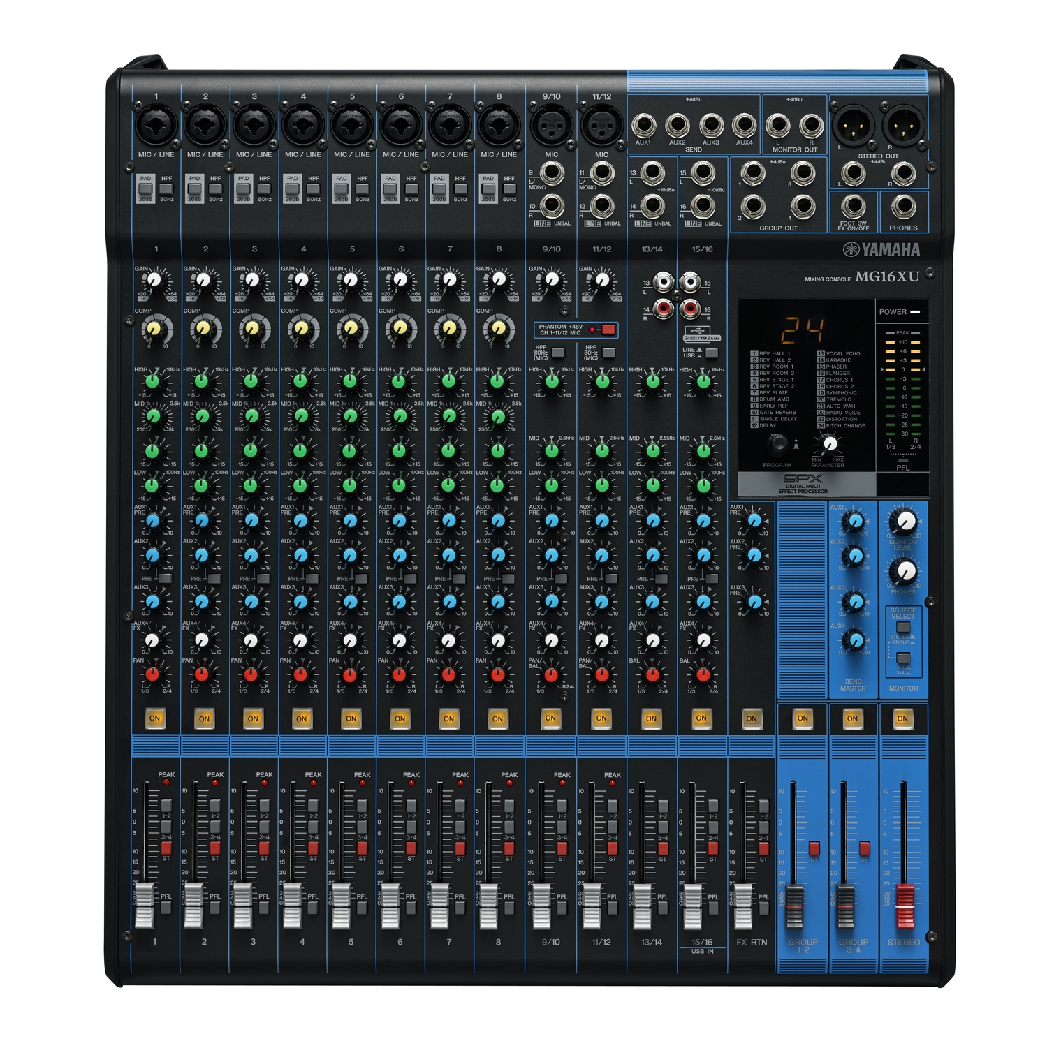 Yamaha MG16XU -  , 10 ./16 . .(8 +4 .), 4 .+1 ., 4 AUX