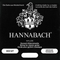 Hannabach 800MT Black SILVER PLATED   