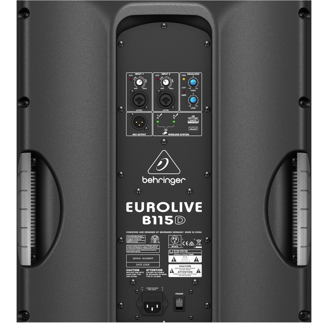 Behringer B115D -  2- . , 15"+1,35", 1000, Bi-Amp,   D