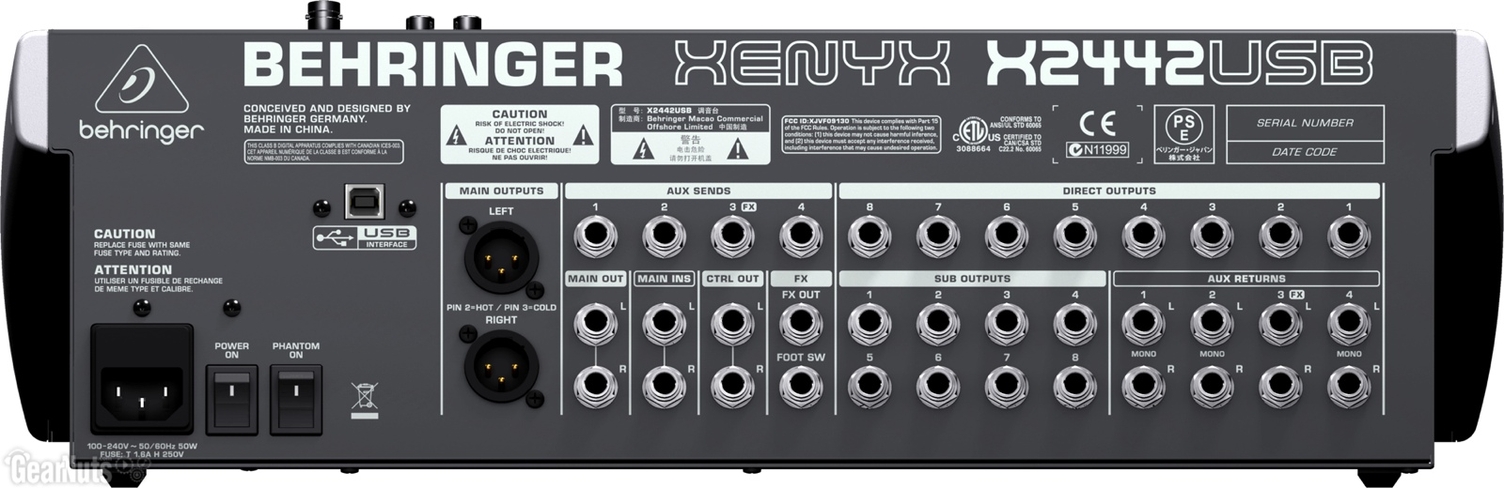 Behringer X2442USB -,8 ,4,10 ..,4 AUX-,4 ,  , US
