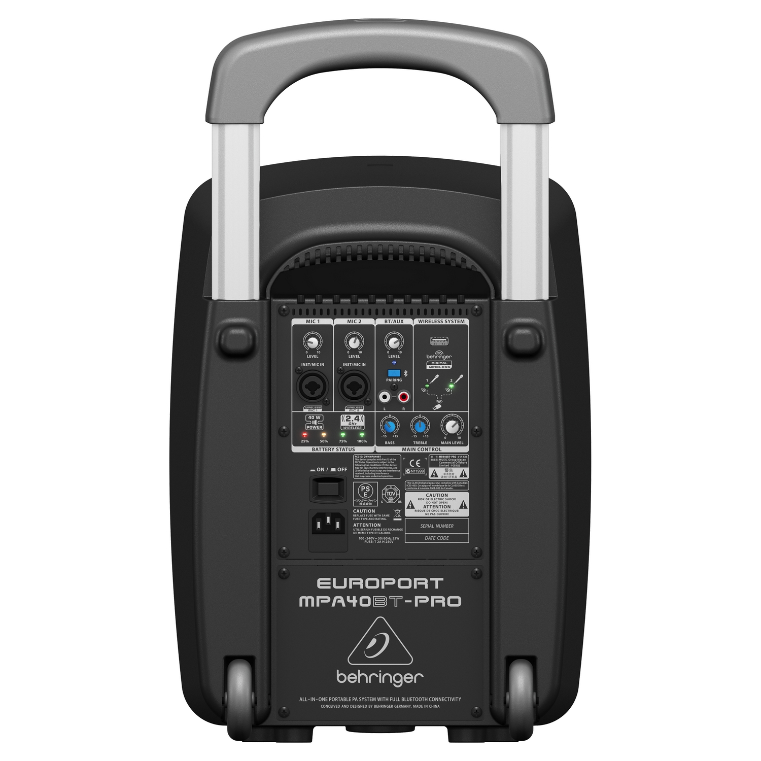 Behringer MPA40BT-PRO -   , 40 , 8"