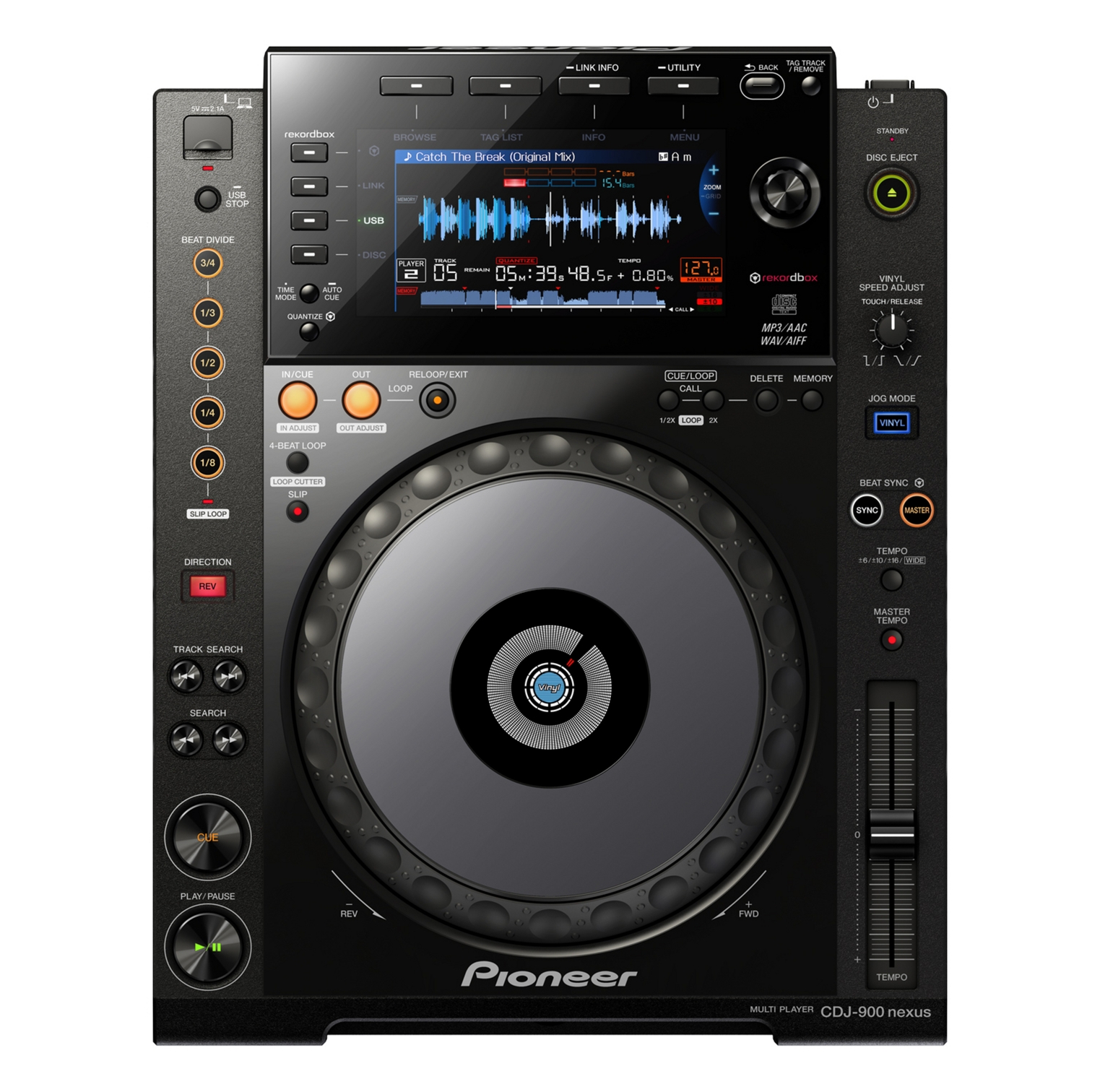 Pioneer CDJ-900NXS - CD/MP3/CD-R/CD-RW/USB DJ-